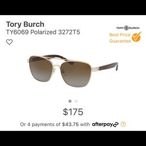 Tory Burch Polarized Sunglasses